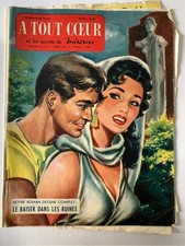 c)Lot de 4 Magazines féminin "A tout coeur secret de la riviera" année 1955