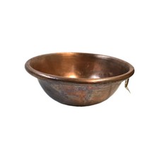 Ancien Cul De Poule En Cuivre 