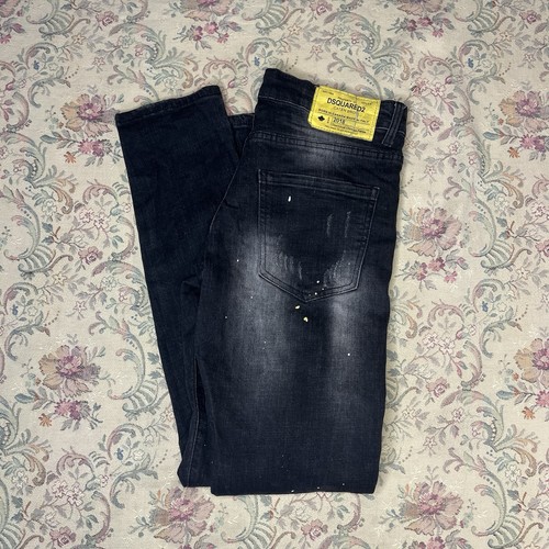 Jean dsquared2 noir déchiré - jean,