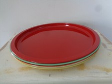 lot Ancien plateau service métal couleur vintage année 60/70 bistrot bar hotel