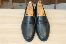 MOCASSIN SANTONI CUIR 9 F 43,5 EXCELLENT ETAT MEN'S SHOES 768€