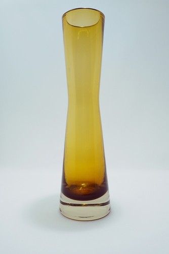 Vase vintage jaune scandinave