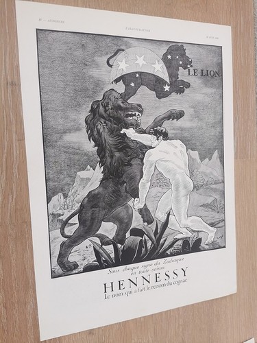 Publicité hennessy 1935 - publicité,