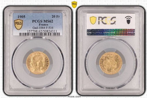 Francs marianne coq - 20,