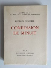 Georges DUHAMEL CONFESSION DE