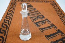 ANCIENNE TOPETTE A ABSINTHE CONIQUE EN VERRE SOUFFLE AVEC BOUCHON  1900