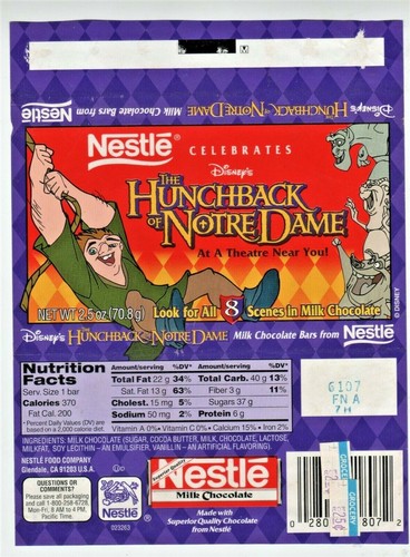 1996 candy wrapper disney - 1996,