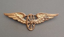 WW1 Insigne du Train des Equipages Roue Ailée 1914-1918 France ORIGINAL BADGE