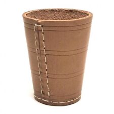 Gobelet À Dés - Cuir - 10cm