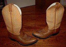 Mens Tony Lama Brown Leather