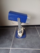 Ancienne Lampe de bureau scandinave articulée métal Forme Caméra  Vintage 