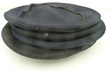 Coiffe bleue en drap de laine t. 54-56 pour casquette Marine nationale 1930-1960