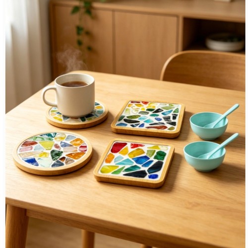 Kit sous verre mosaïque - kit,