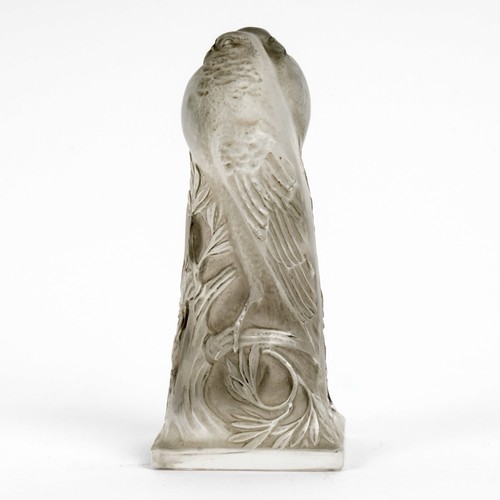 Cachet pigeons verre blanc - cachet,