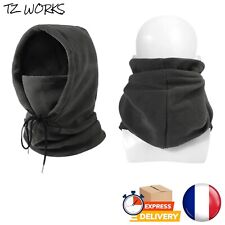 Balaclava Noire Hiver Chaude | Cagoule Thermique Unisexe Ski, Moto, Vélo