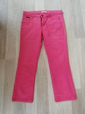 Jean rouge clair coton élasthanne droit T40 Camaïeu (2306030)