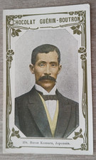 1919 Baron Komura Japonais japon Japonese Guerin Boutron Chocolate Chocolat Card