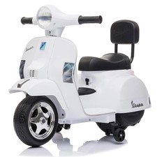 Moto Scooter Électrique Pour Enfants PIAGGIO Mini VESPA Small PX 6V Blanc