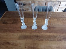Sublime 3 FLUTES A CHAMPAGNE AMOUR DE DEUTZ verre cristal ANGE CHERUBIN