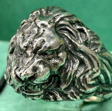 Bague Pour Homme Tête De Lion