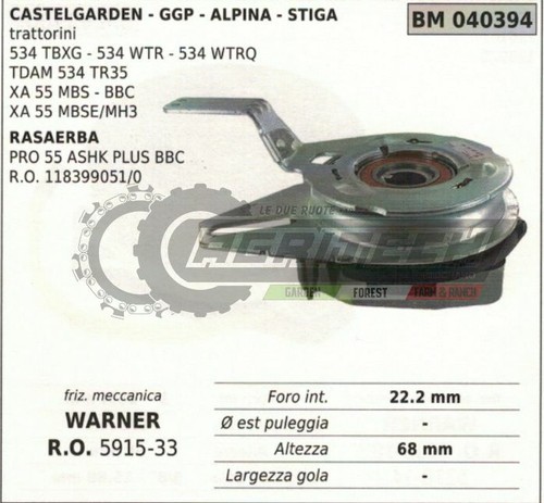 5915 embrayage mécanique - 5915-33,