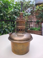 Ancienne lampe à pétrole Titus en laiton – Lampe vintage début XXe siècle –...