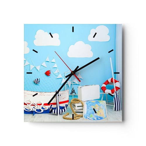 Horloge murale verre - en,