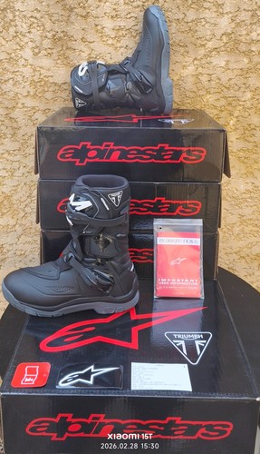 Bottes moto alpinestars neuves - moto,