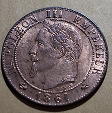 MONNAIE NAPOLEON III 1 CENTIME