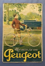 Affiche Peugeot ancienne