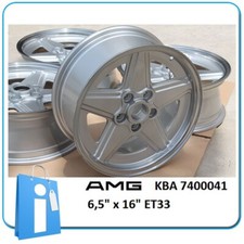 Jantes Origine Ats Penta AMG 6.5x16 ET33 Kba 7400041 Mercedes W123 W124 Ronal