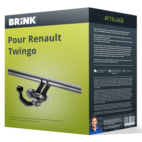 Attelage pour renault twingo - pour,