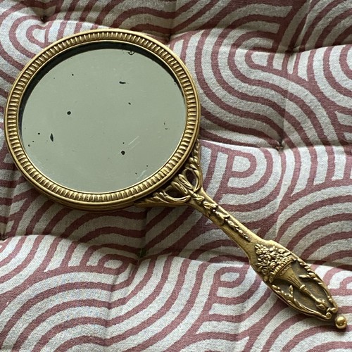 Bel ancien miroir face main - miroir,