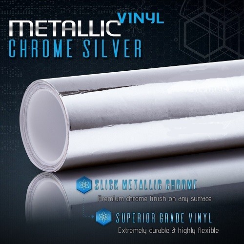 Silver chrome mirror - chrome,