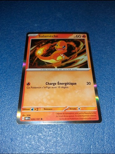 Carte card pokémon - , salameche