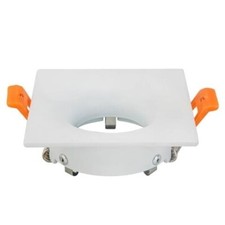 Support spot carré blanc fixe GUI0/MR16 IP20