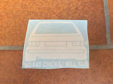 Sticker autocollant VW Golf Volkswagen slammed stance