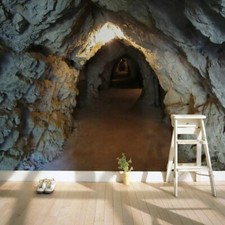 PAPIER PEINT 3D GROTTE PAYSAGE