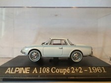 ALPINE A 108 COUPE 2+2 1961 SCALE 1/43 UNIVERSAL HOBBIES