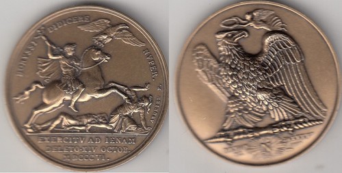 Médaille française bronze - française, en