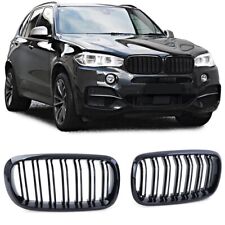2 calandre noir brillant double lame pour BMW X5 F15 et X6 F16