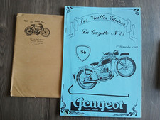 la gazette n° 23 les vieilles gloires moto club Lorrain 1991 PEUGEOT + enveloppe