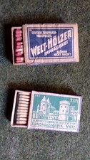 LOT BOITE ALLUMETTE ALLEMAND 39/45 WW2 GERMAN MATCHBOX PLEINE LANDSER