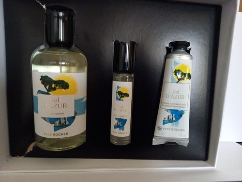 Coffret parfum sel - d'azur, yves