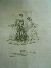 Caricature 19ème  - Modes