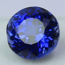 Naturel 6.95 CT Madagascar Royal Saphir Bleu Rond Certifié Superbe Gemme