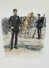 D'après Edouard DETAILLE ( 1848 - 1912) Capitaine du génie - Photogravure