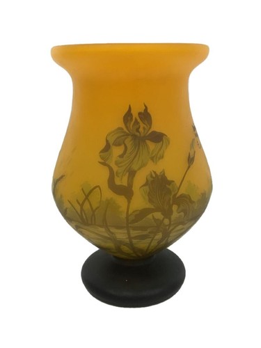 Vase verre camée - vase, en