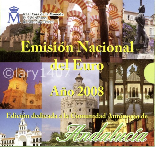 Coffret espagne 2008 - coffret,