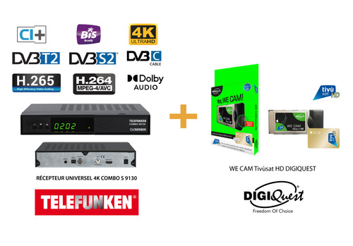 Recepteur telefunken sat - recepteur, 4k